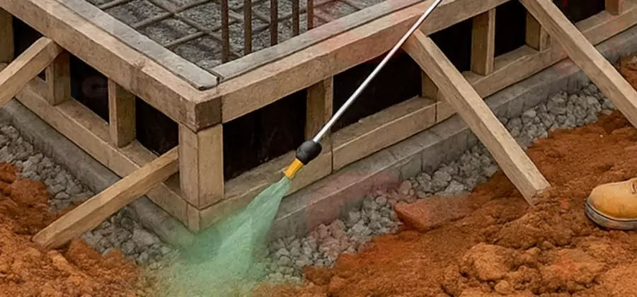 Foundation Slab Termite Treatment in Newnan
