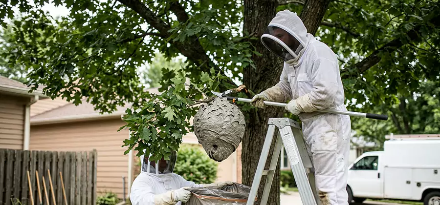 Wasp Nest in Tree Removal Newnan